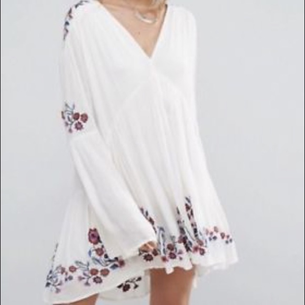 Free people Te Amo mini dress medium in white